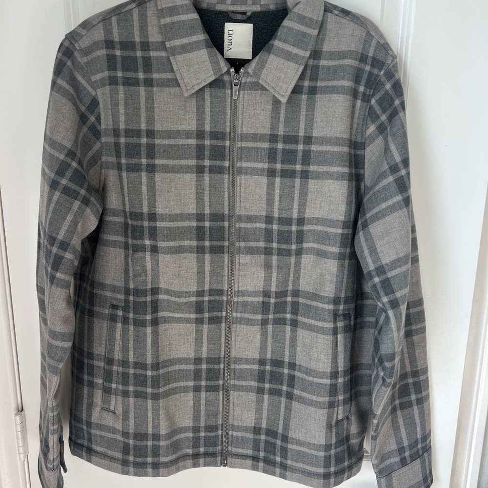 Vuori Men's Plaid Lightweight Jacket
